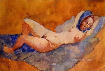 パブロ・ピカソ Painting - 裸のおむつフェルナンデ 1906年 パブロ・ピカソ